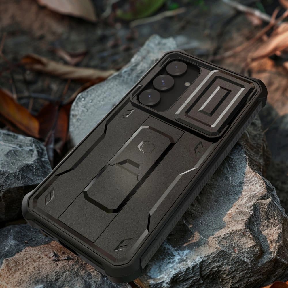 Etui Tech-Protect Kevlar Cam+ Samsung Galaxy S25+ Plus Černá - 6