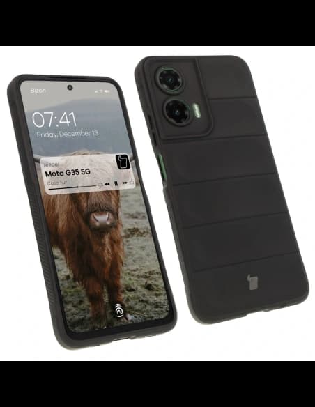 Bizon Case für Motorola Moto G35 5G schwarz