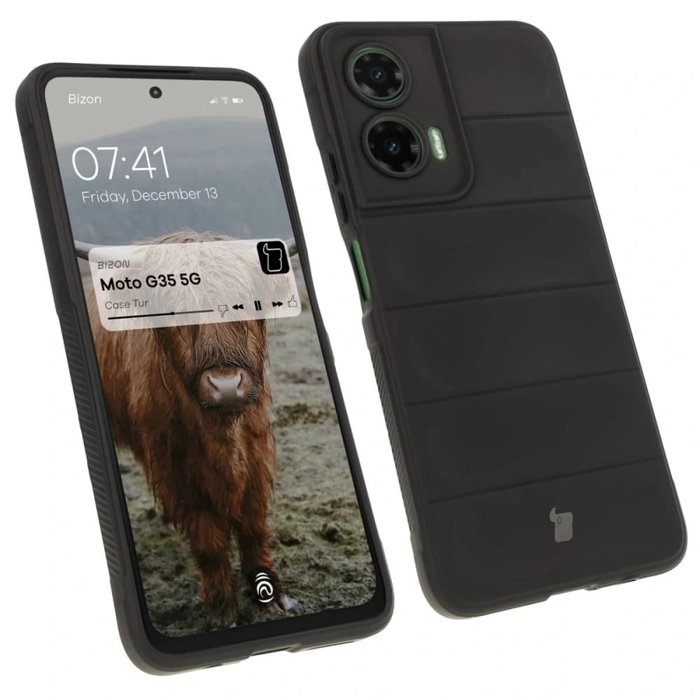 Bizon Case für Motorola Moto G35 5G schwarz - 1