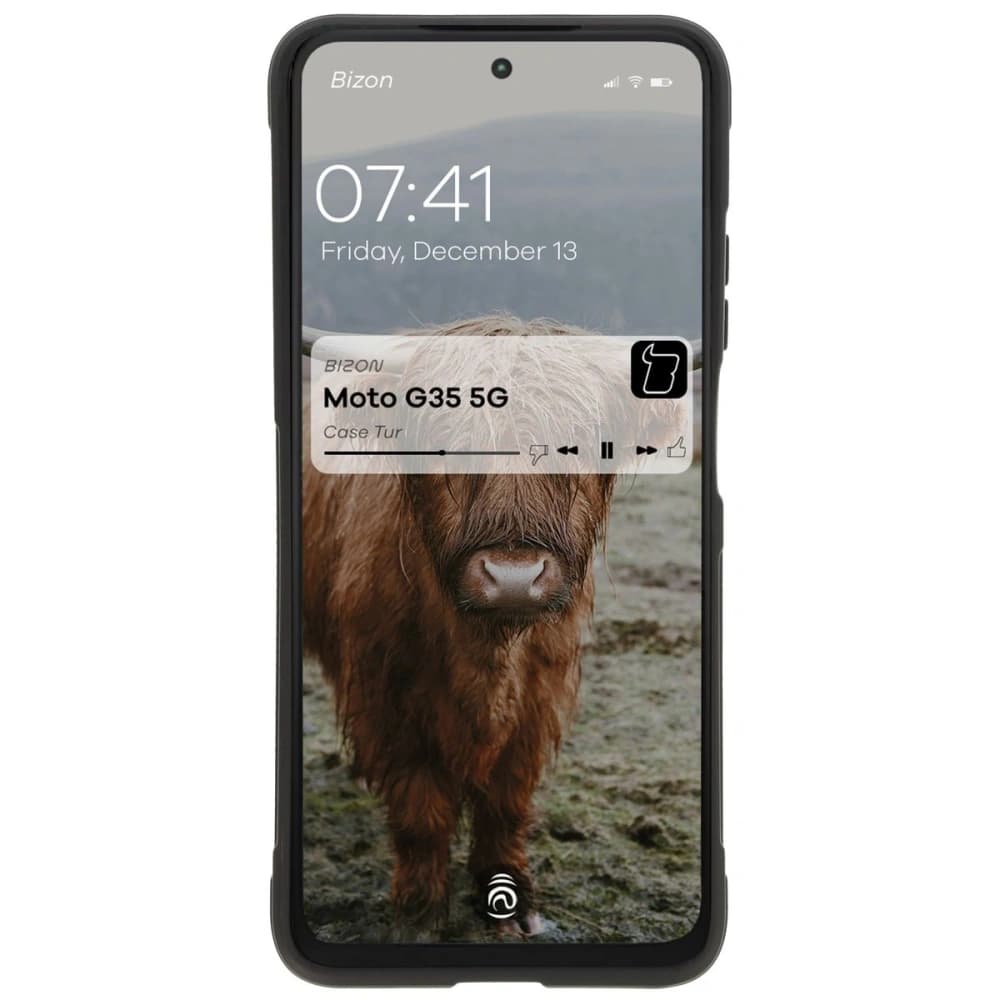 Bizon Case für Motorola Moto G35 5G schwarz - 5