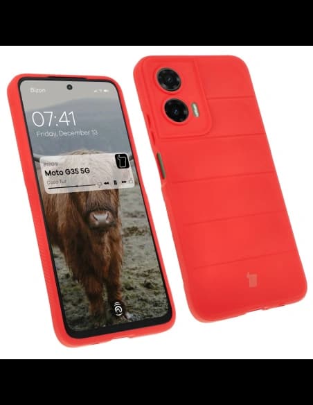 Bizon Case Tur Motorola Moto G35 5G rot