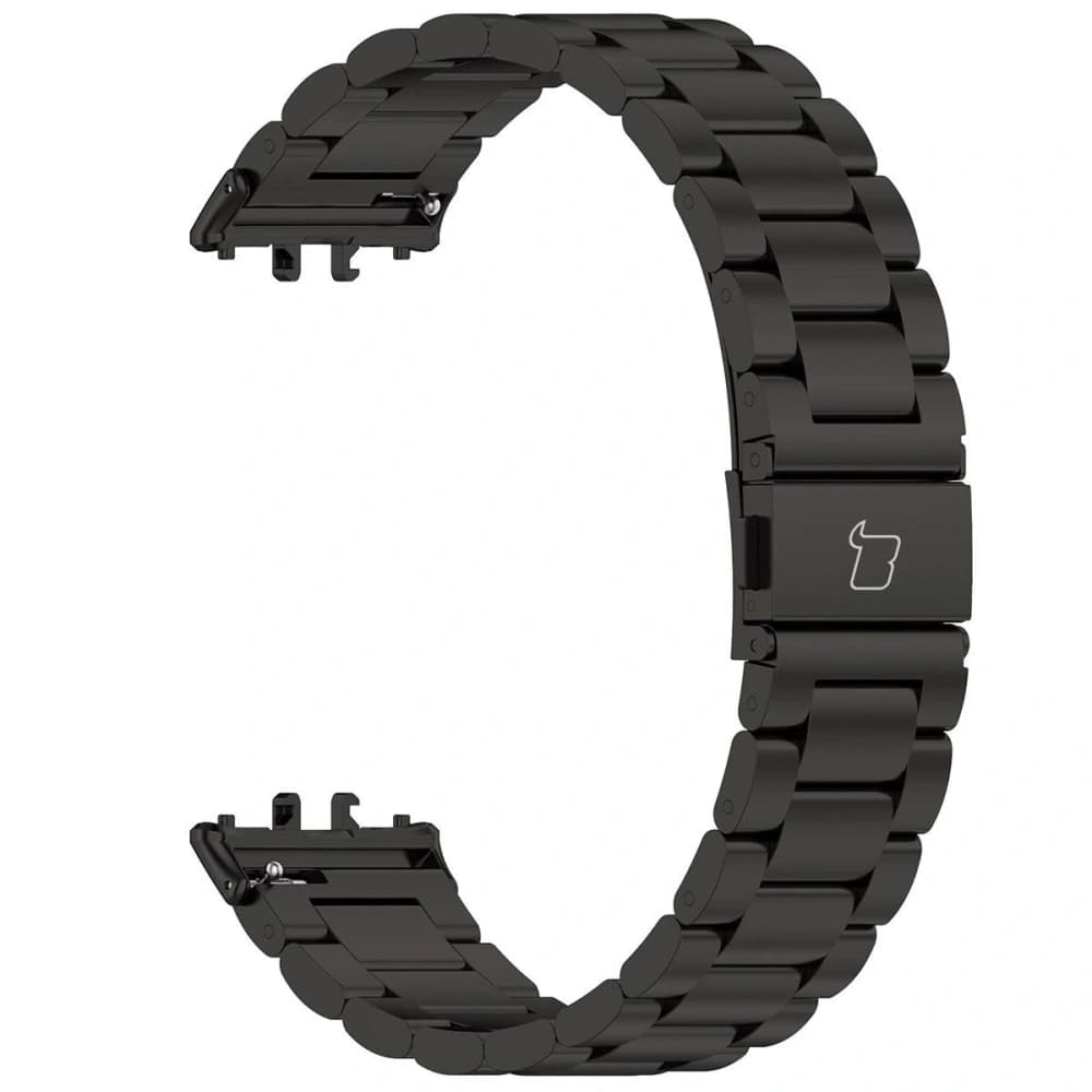 Pásek z nerezové oceli Bizon Strap Watch Aura do Samsung Galaxy Fit 3 černý - 5