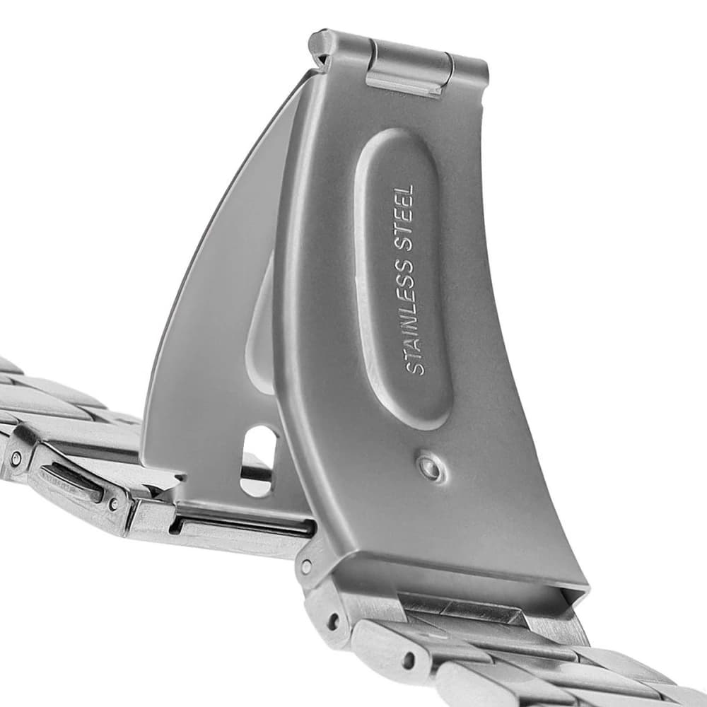 Bizon Strap Uhr Aura Xiaomi Redmi Uhr 4 / Smart Band 8 Pro / 9 Pro silber - 4