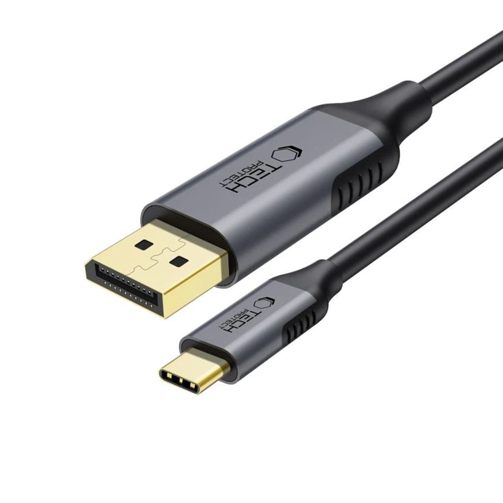 Kabel Tech-Protect Ultraboost Cable USB-C / DisplayPort 1.4 8K 60Hz 180cm černý - 1