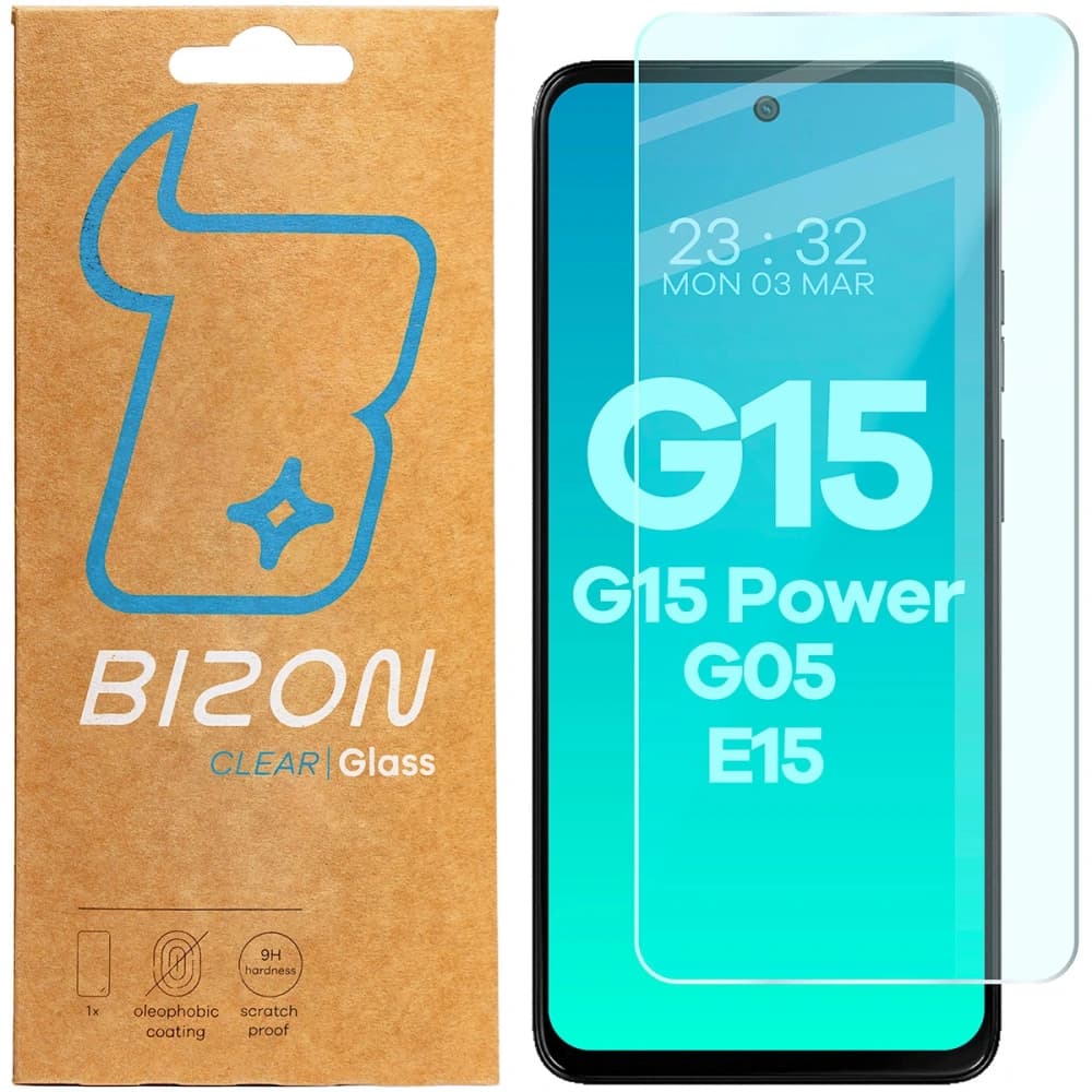 Bizon Glass Clear 2 Motorola Moto G15 / G15 Power / G05 / E15 - 1