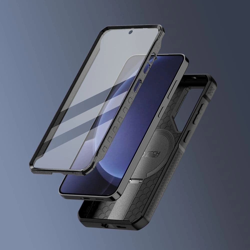 Tech-Protect Kevlar MagSafe+ Samsung Galaxy S25 Fekete - 4