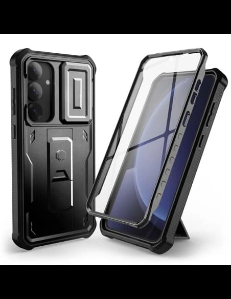 Etui Tech-Protect Kevlar Cam+ Samsung Galaxy S25 Černé