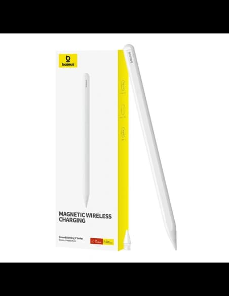 [OUTLET] Rysik Baseus Smooth Writing Series s bezdrátovým nabíjením (Bílý)