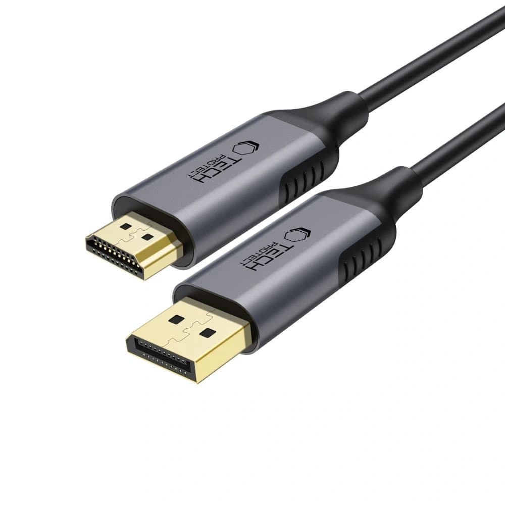 Kabel Tech-Protect Ultraboost Cable DisplayPort / HDMI 2.0 4K 60Hz 200cm černý - 1