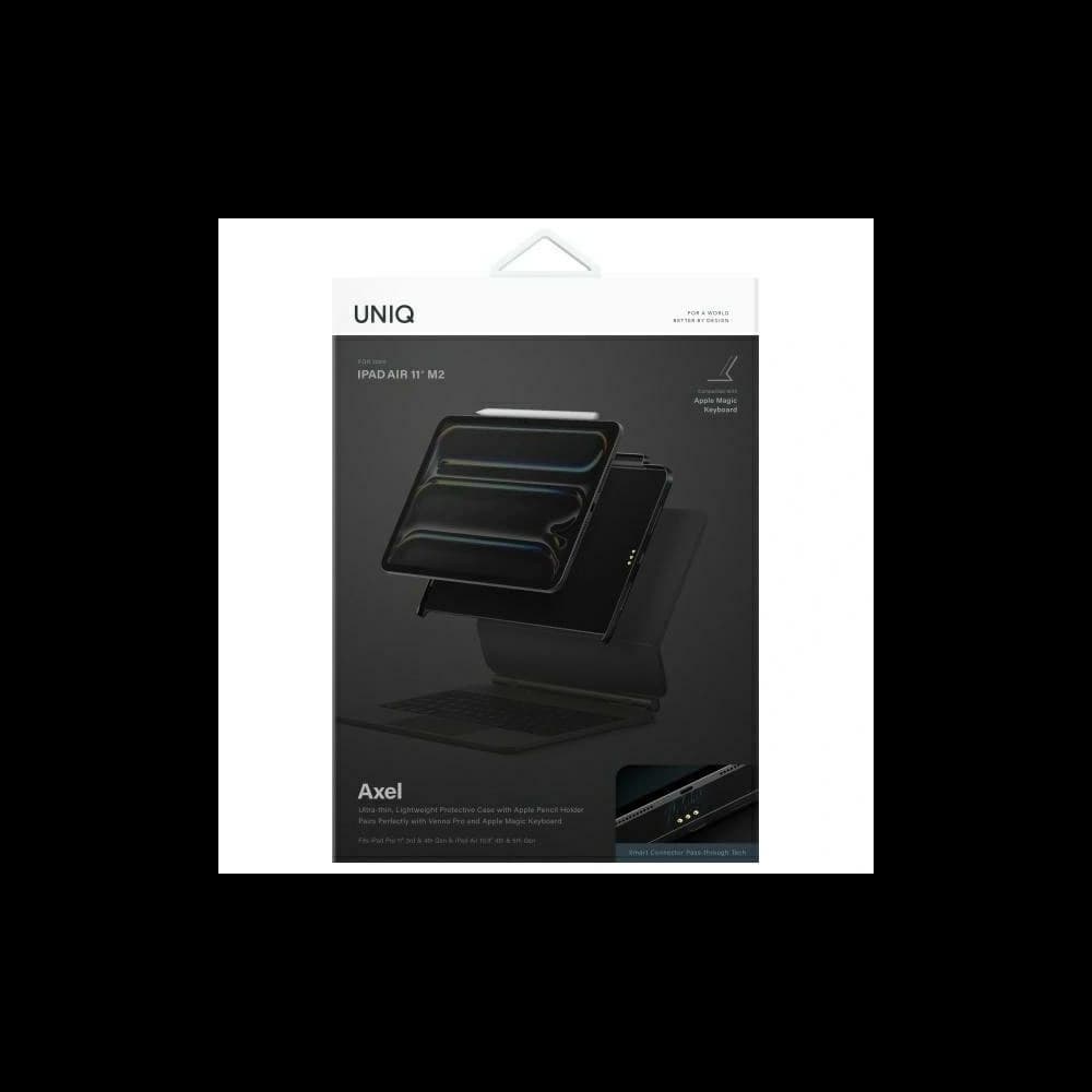 UNIQ Axel Apple iPad Air 10.9 2020/2022 (4, 5 gen) / iPad Pro 11 2021/2022 (3, 4 gen) / iPad Air 11 2024 (6 gen) fekete ében - 6