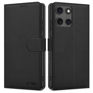 Tech-Protect Geldbörse Motorola Moto G15 / G15 Power Matte Schwarz