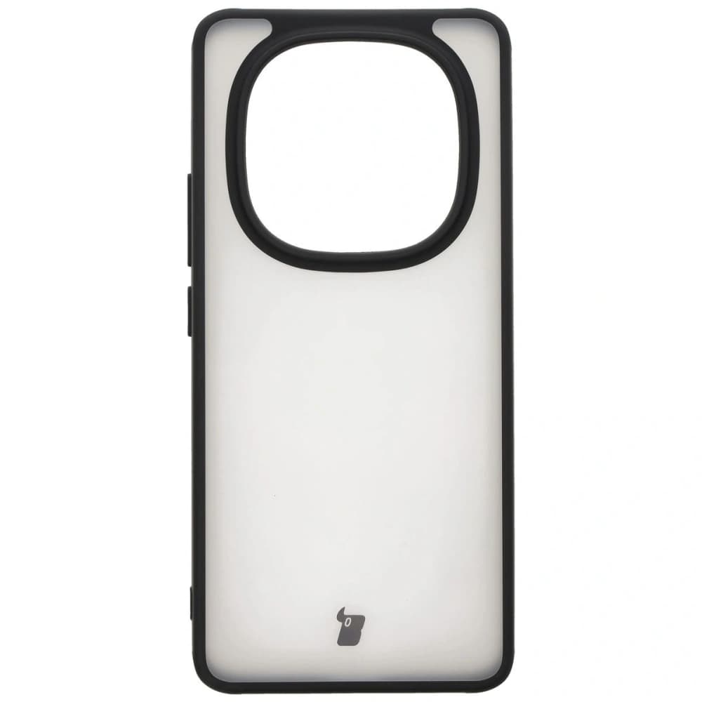 Etui Bizon Case Angelo do Xiaomi Redmi Note 14 Pro 5G / 14 Pro+ 5G / Poco X7 kouřové s černým rámem - 2