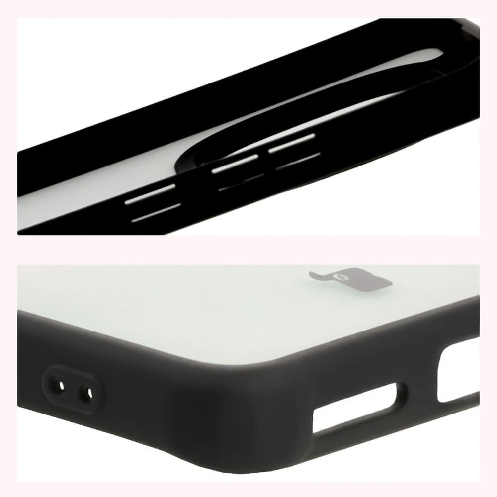 Etui Bizon Case Angelo do Xiaomi Redmi Note 14 Pro 5G / 14 Pro+ 5G / Poco X7 kouřové s černým rámem - 4