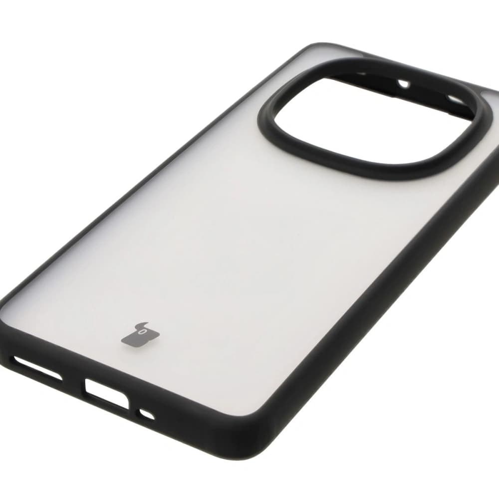 Etui Bizon Case Angelo do Xiaomi Redmi Note 14 Pro 5G / 14 Pro+ 5G / Poco X7 kouřové s černým rámem - 5
