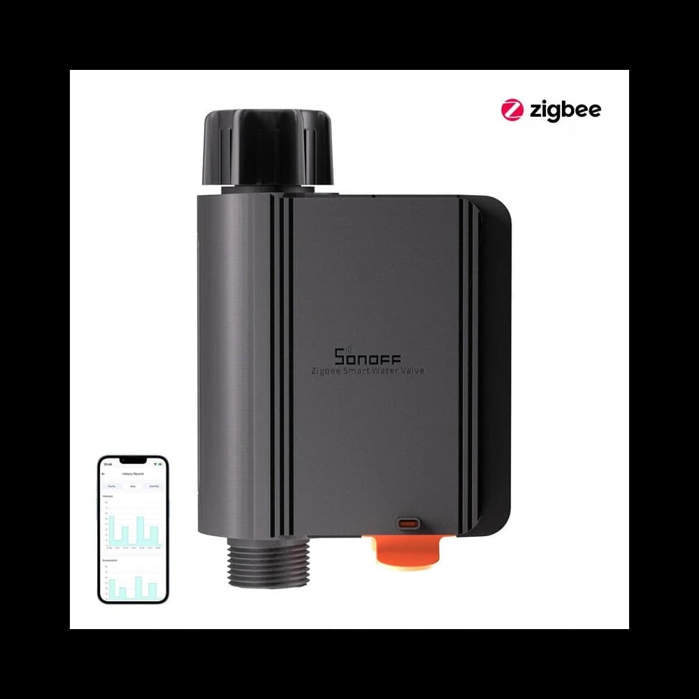 SONOFF SWV-BSP ZigBee Okos Vízszelep/Számláló (3/4") - 1
