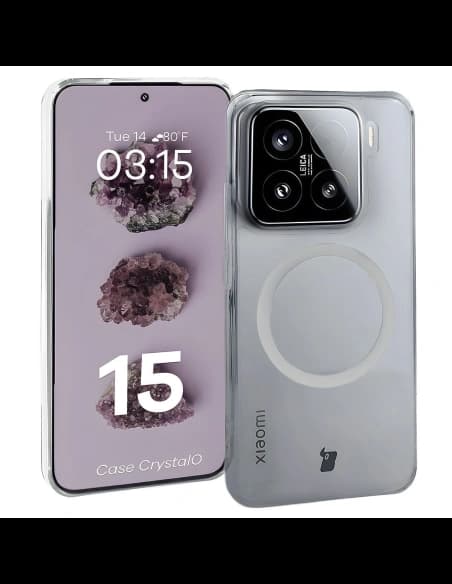 Bizon Case CrystalO Xiaomi 15 clear