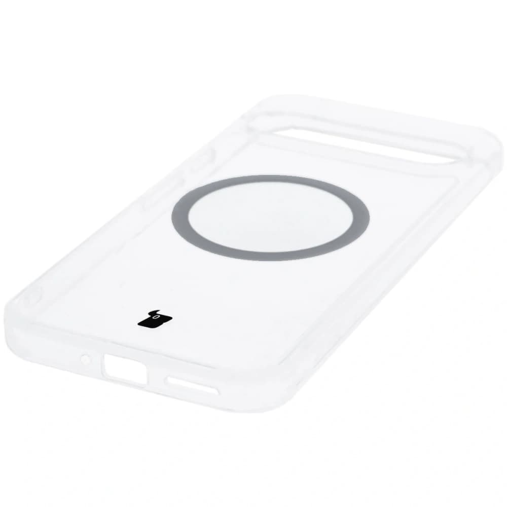 Etui z pierścieniem magnetycznym Bizon Case CrystalO do Google Pixel 9 / 9 Pro przezroczyste - 6