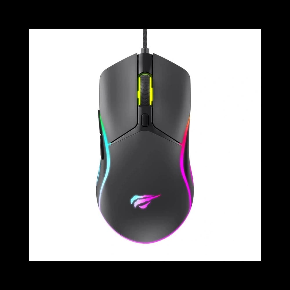 Drátová herní myš HAVIT MS1029 RGB (černá) - 1