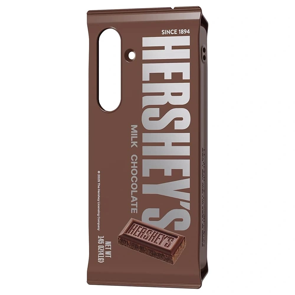 Etui Samsung Hershey`s Milk Chocolate Snack do Galaxy S25 brązowy - 2