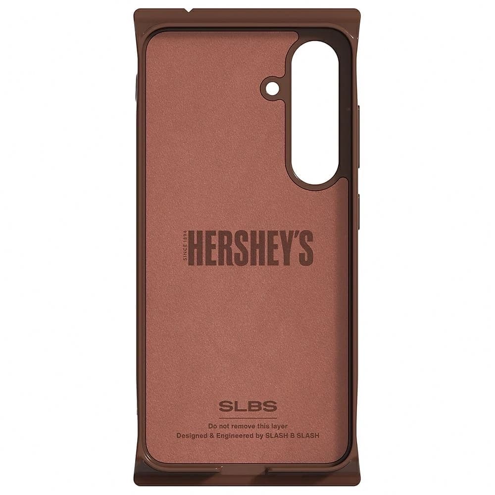 Etui Samsung Hershey`s Milk Chocolate Snack do Galaxy S25 brązowy - 3