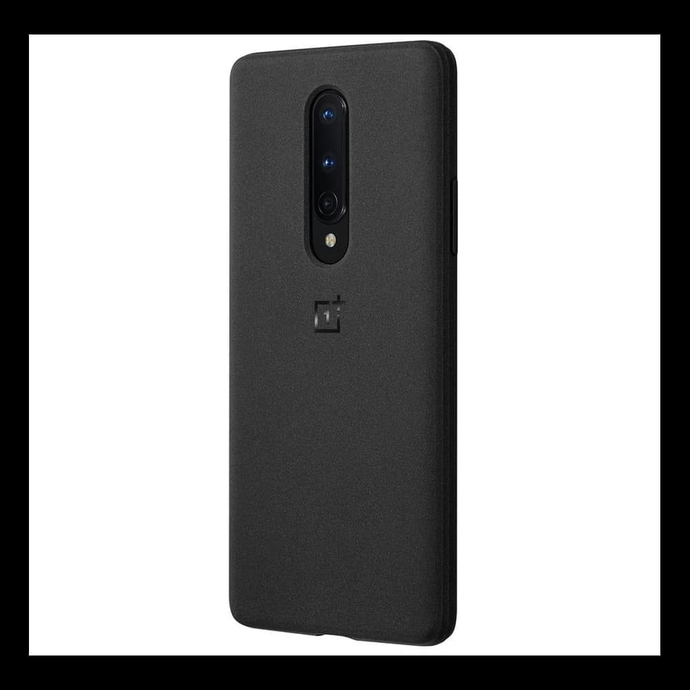 Etui OnePlus 8 Sandstone Bumper Case Černé - 1