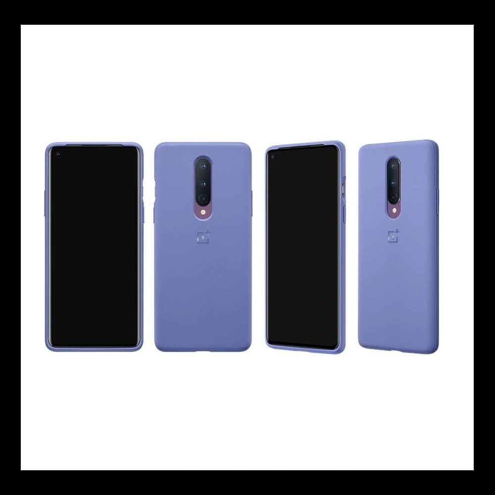 Pouzdro OnePlus 8 Sandstone Bumper Case Fialové - 5