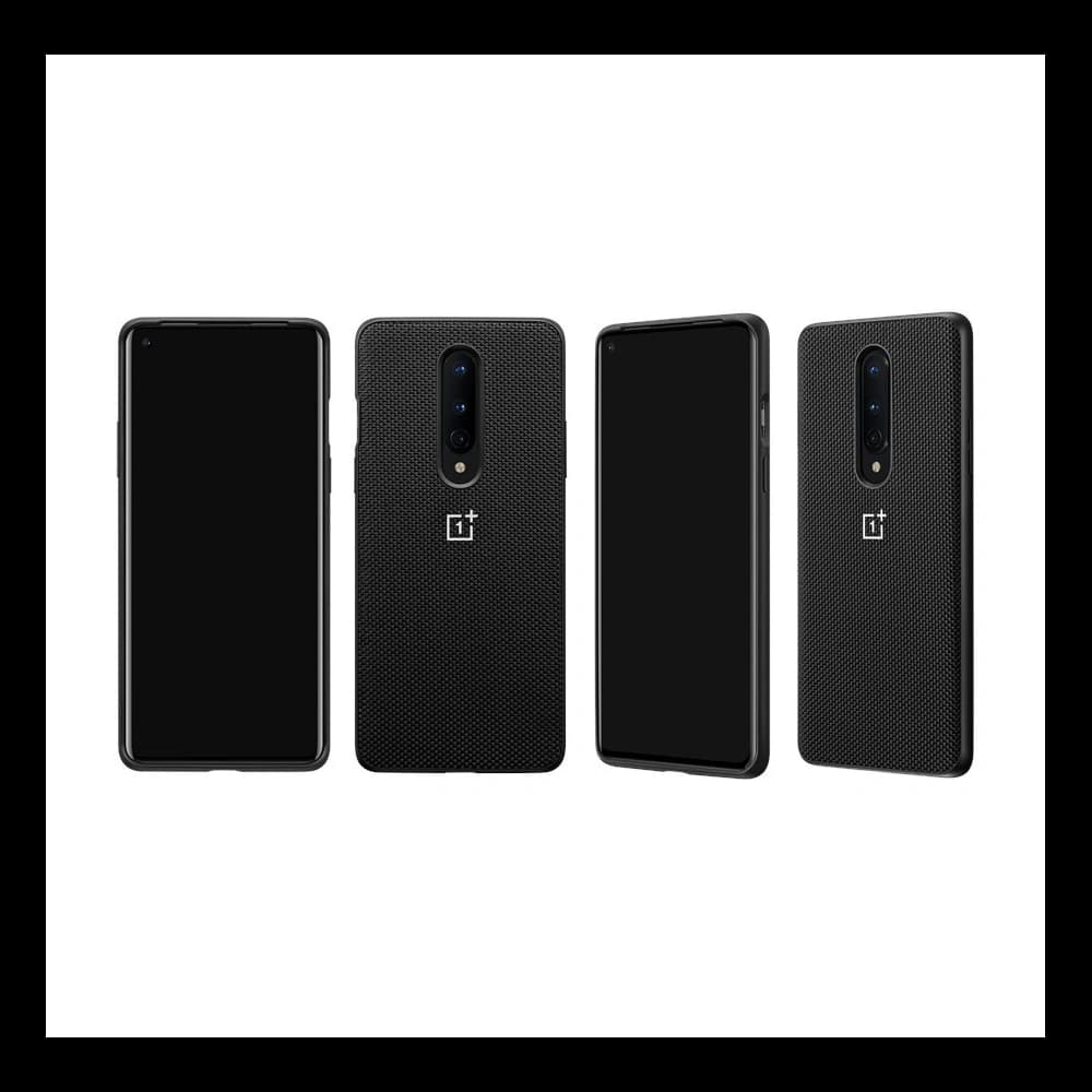 Pouzdro OnePlus 8 Nylon Bumper Case Černé - 5