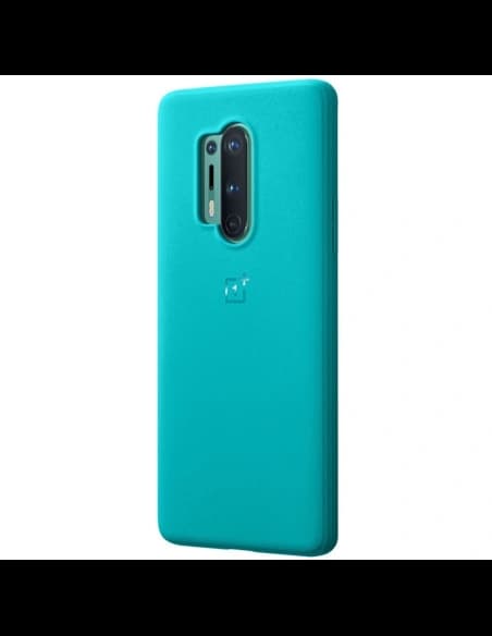 OnePlus 8 Pro Sandstone Bumper Case Cyan