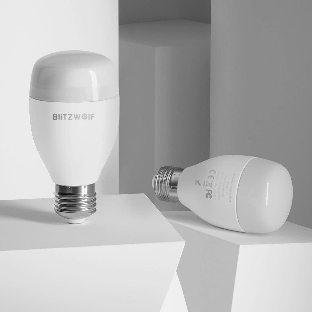 Intelligens RGB izzó Blitzwolf BW-LT27, WiFi, E27 - 5
