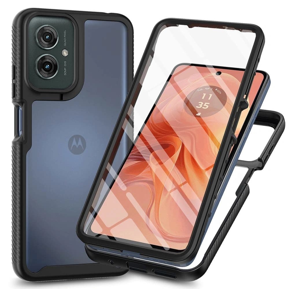 Tech-Protect Verteidigung Motorola Moto G55 5G Schwarz - 1