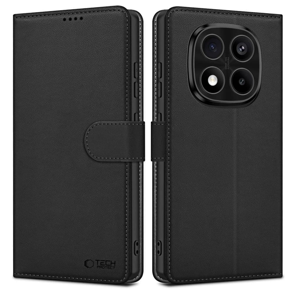 Etui Tech-Protect Wallet Xiaomi Redmi Note 14 Pro 5G / Pro+ Plus 5G / Poco X7 5G matná černá - 1
