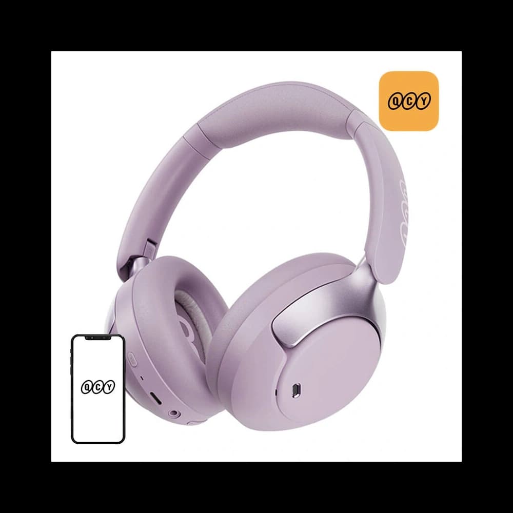 QCY căști in-ear wireless H3 pro ANC Bluetooth 5.4 LDAC/AAC/SBC (mov) - 1