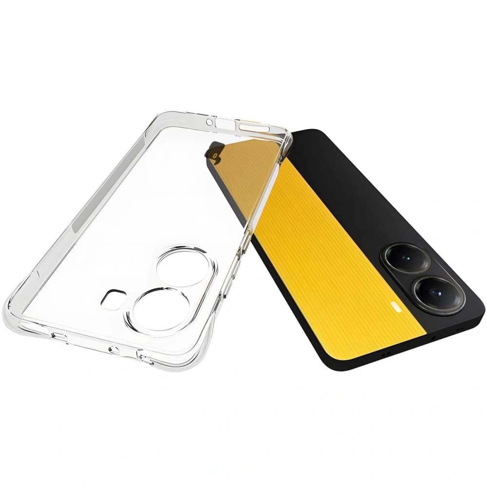 Elastické pouzdro Bizon Case Salpa pro Xiaomi Poco X7 Pro průhledné - 4