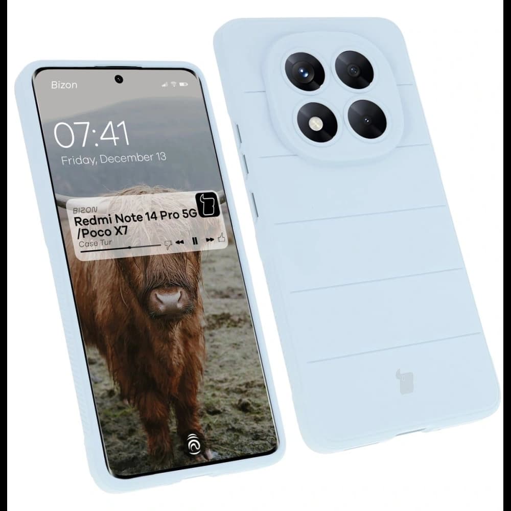 Bizon Case Tur Xiaomi Redmi Note 14 Pro 5G / Poco X7 hellblau - 1