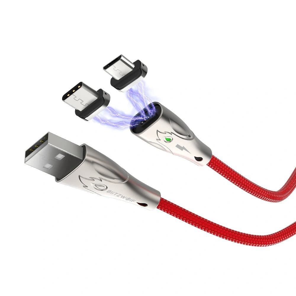 Adaptor magnetic micro USB Blitzwolf BW-TC20 - 2