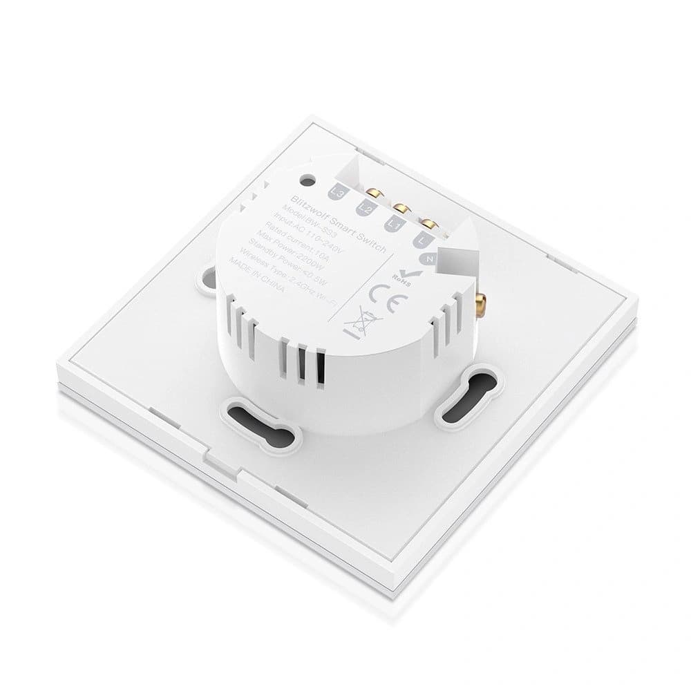 Smart Touch Schalter Blitzwolf BW-SS3, WiFi (1-Kanal) - 3