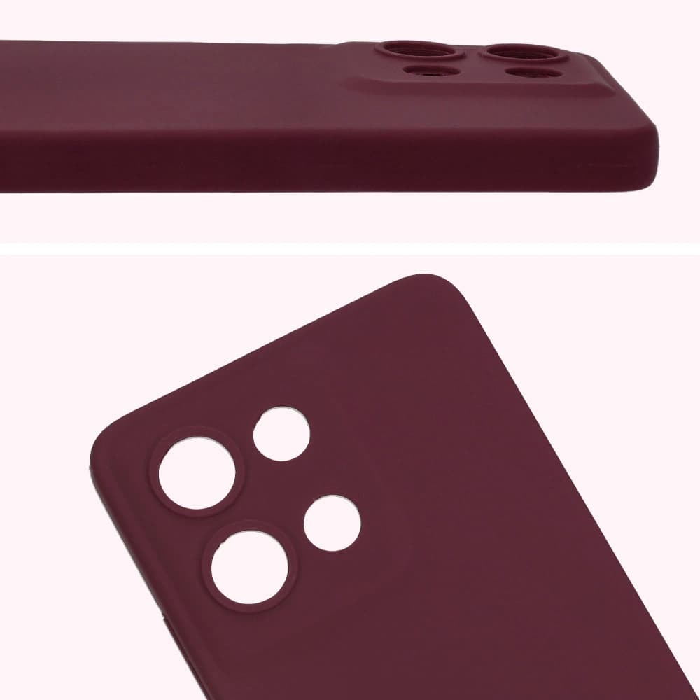 Bizon Soft Case Motorola Moto G75 5G violet închis - 5