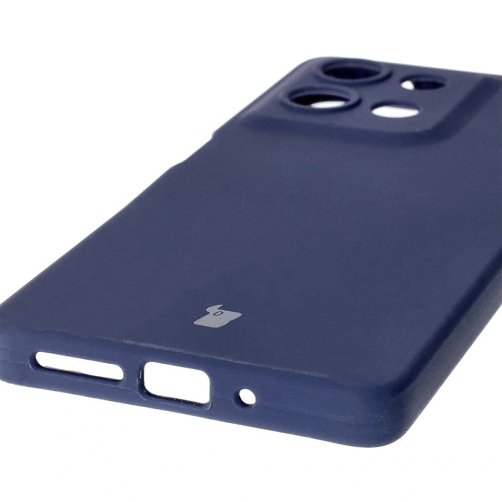 Bizon Soft Case Motorola Moto G75 5G albastru închis - 3