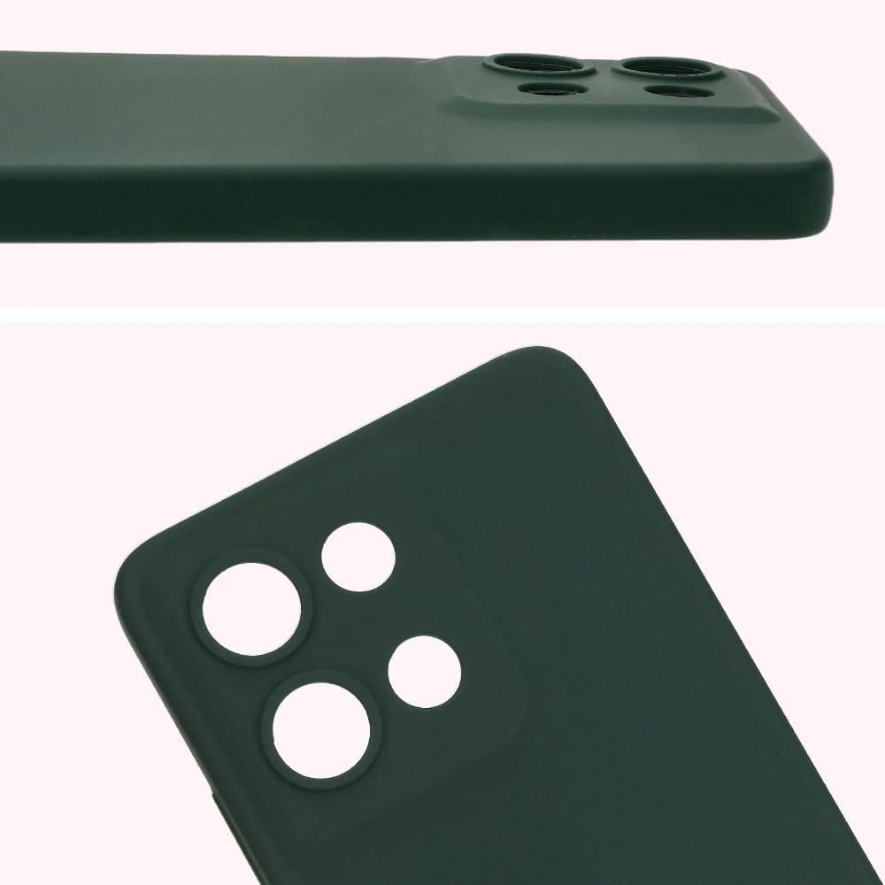 Bizon Soft Case Motorola Moto G75 5G verde închis - 5