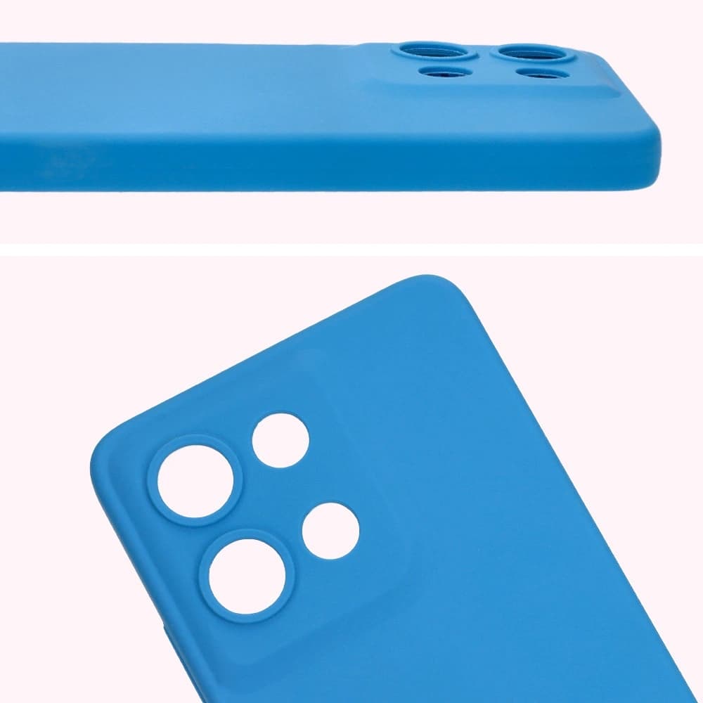 Culoare albastru pentru carcasa moale Bizon Soft pentru Motorola Moto G75 5G - 5