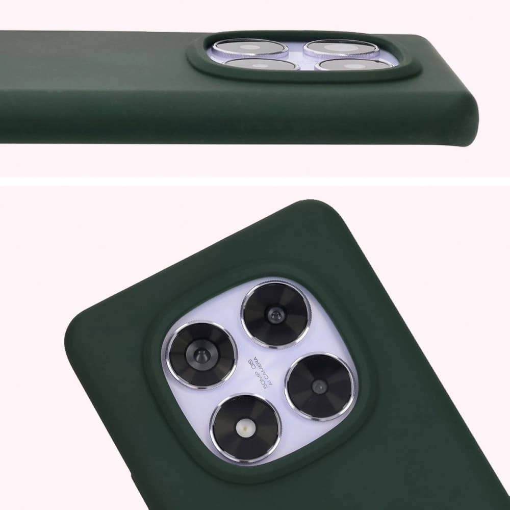 Bizon Soft Case Xiaomi Redmi Note 14 Pro 5G / Poco X7 dunkelgrün - 5