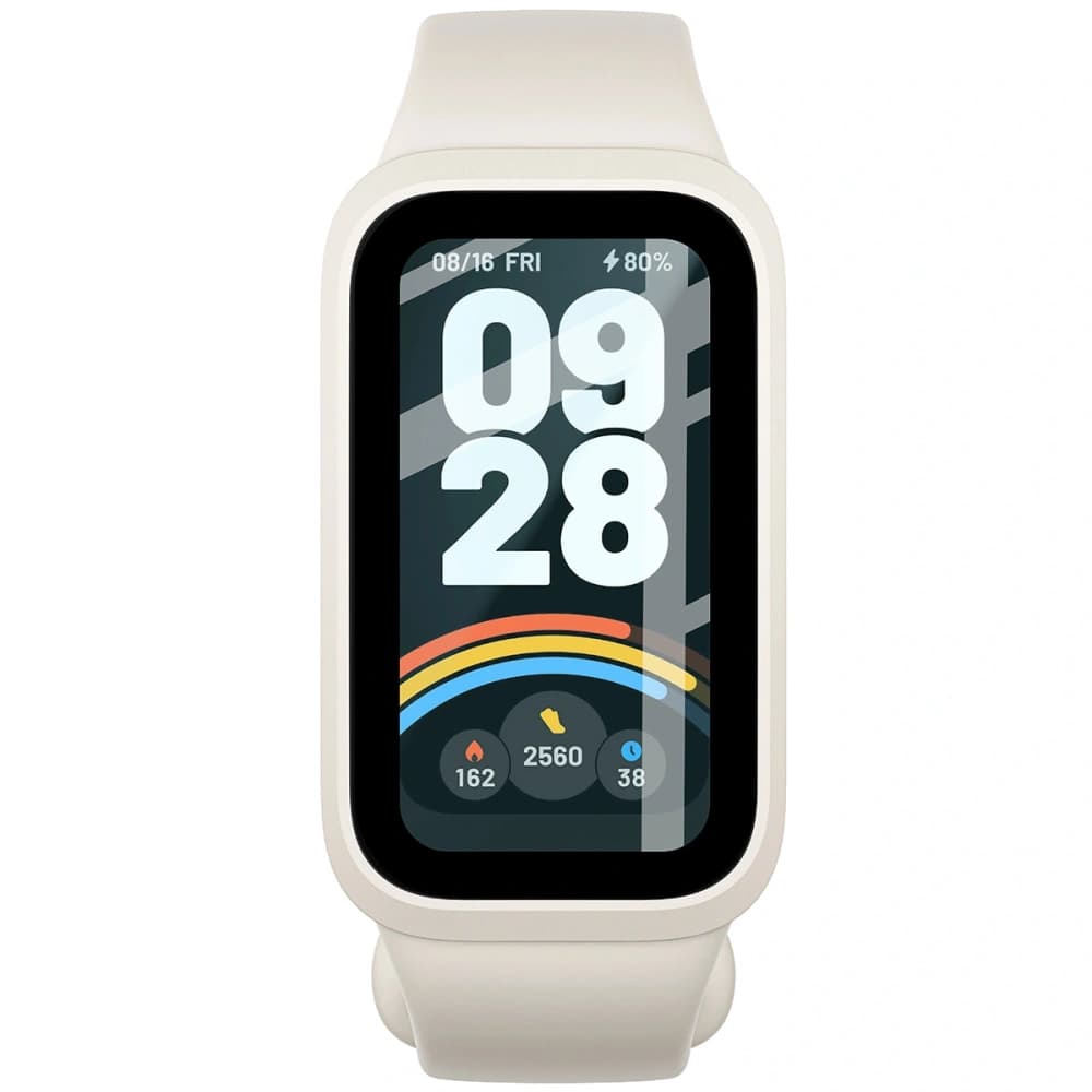 Bizon Glass Watch Edge Hybrid Xiaomi Smart Band 9 Aktiv / Redmi Smart Band 3 schwarz - 2