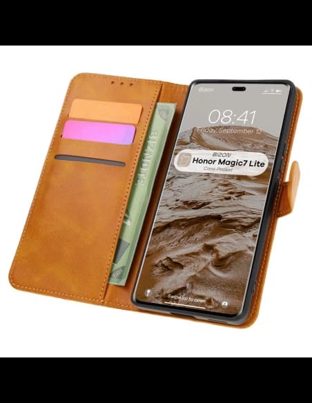 Bizon Case Pocket Honor Magic7 Lite brown