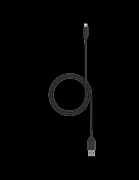 Mophie Essentials cablu USB-A / Lightning 12W 1m (negru)