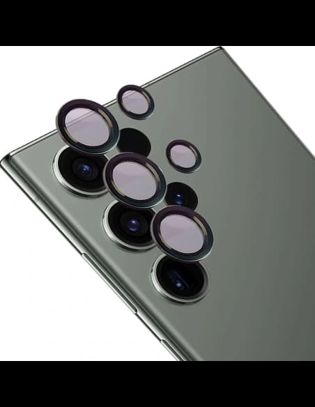 Bizon Glass Snap Lens Samsung Galaxy S23 Ultra negru