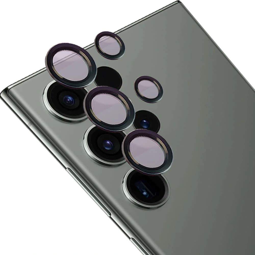 Bizon Glass Snap Lencse Samsung Galaxy S23 Ultra fekete - 1