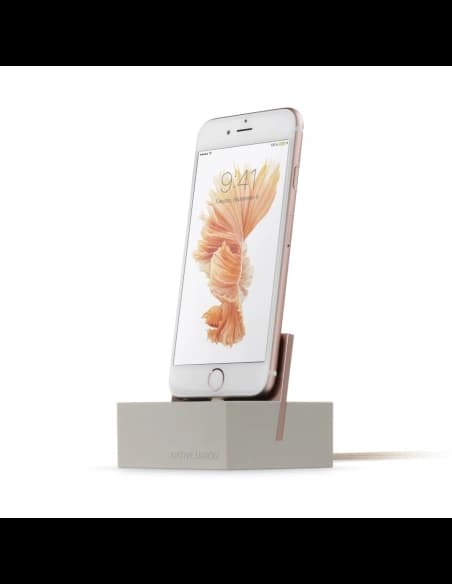 Nabíjecí stanice pro iPhone Native Union Dock+ s kabelem 1,2m (béžová)