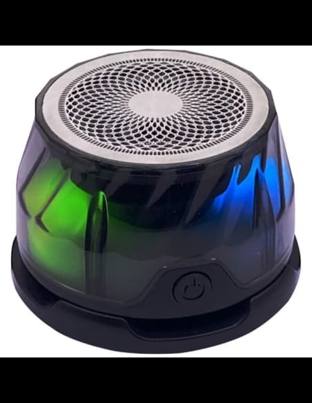 Boxă Bluetooth 4smarts SoundCharge RGB, compatibilă cu MagSafe, neagră, Bluetooth 5.4