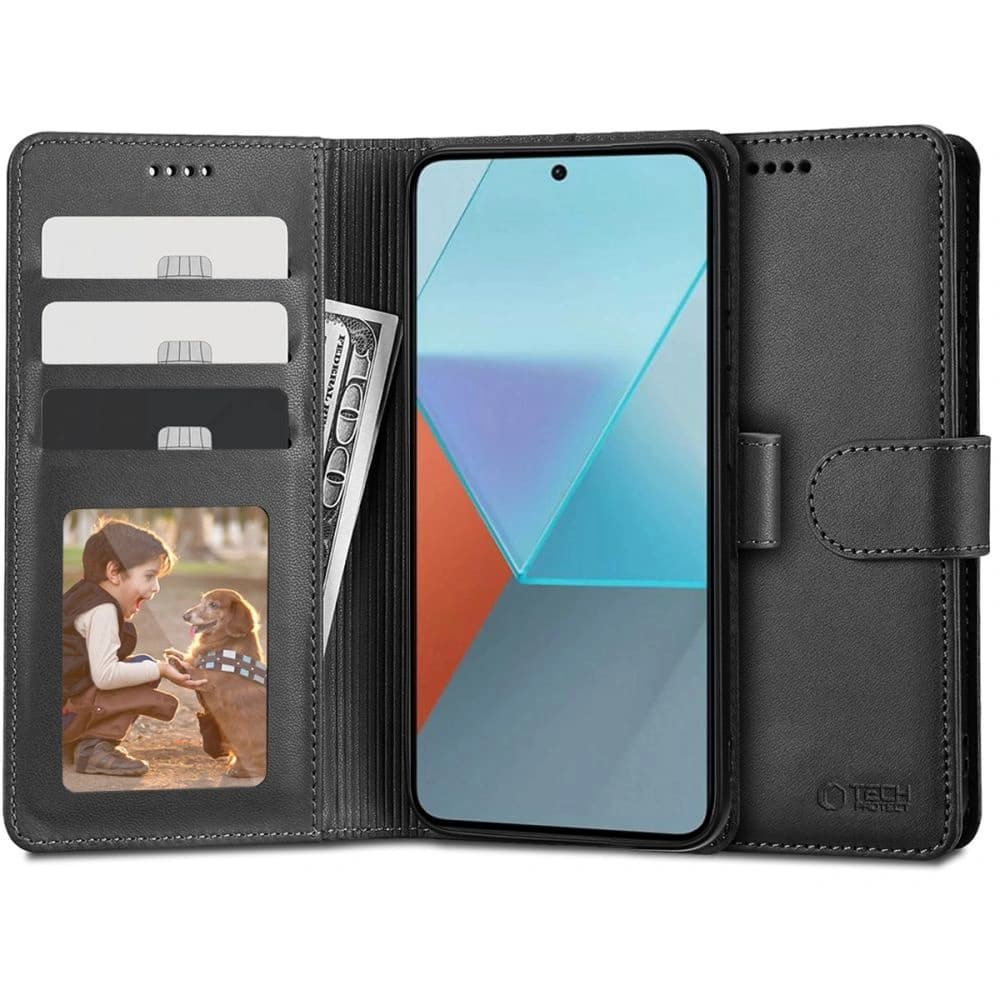 [OUTLET] Case Tech-Protect Wallet Xiaomi Redmi Note 13 4G Black - 1