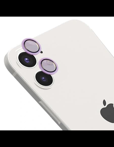 Bizon Glass Snap Lens Apple iPhone 12 / 12 Mini / 11 cadru violet